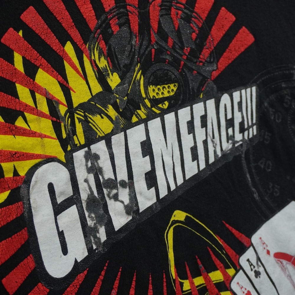Give Me Face Streetmix Graphic T-Shirt Mens Medium Black 2008 Vintage Style Tee - Picture 10 of 13